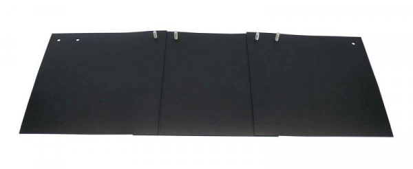 SINOtec TransTac Lamellen mit Lochung für Pendelschalen, dunkelgrün matt, 300 x 3 mm, 33% Überlappung, 10001863