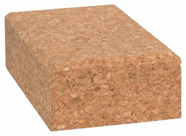 Bosch Handschleifklotz, Länge x Breite: 80 x 120 mm, aus Kork, klein, 2607000637