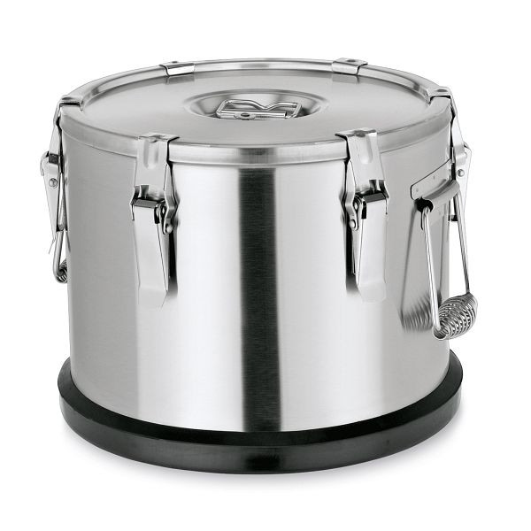 WAS Thermospeisetransportbehälter, 15 Liter, Modell 2, Chromnickelstahl, 4616150