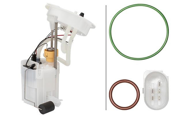 HELLA Kraftstoff-Fördereinheit, 12V, elektrisch, 5-polig, mit Dichtung, 8TF 358 302-881