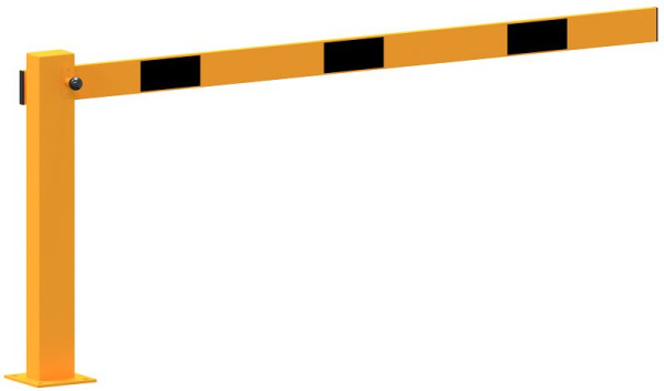 Schake Kompakte Handschranke 2m, gelb / schwarz, für Vorhangschloss, 4011_201VPBG