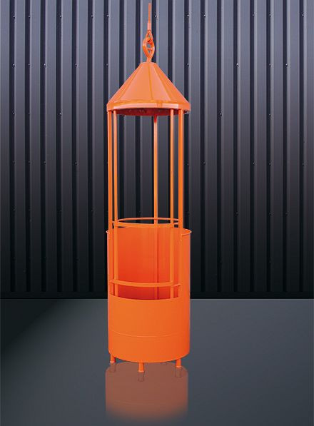 Eichinger Arbeitskorb für 2 Personen, 1 Kranöse 1077.1, reinorange, 10770100000000