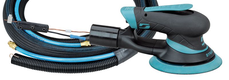Ponceuse Orbitale Aléatoire Pneumatique DYNABRADE X51H - 5", Orbite 3/16", 90 PSI, Neuve (USA)