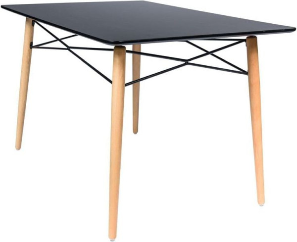 Sanotechnik Tisch schwarz 120x80 cm, T-16, 9002827057237