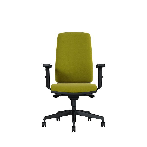 Bisley Bürodrehstuhl Stone, Mit Armlehnen, Kunststofffußkreuz, TN9702 lime, STONEKLTN9702