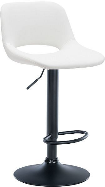 CLP Barhocker Camden Kunstleder schwarz, weiß, 324137