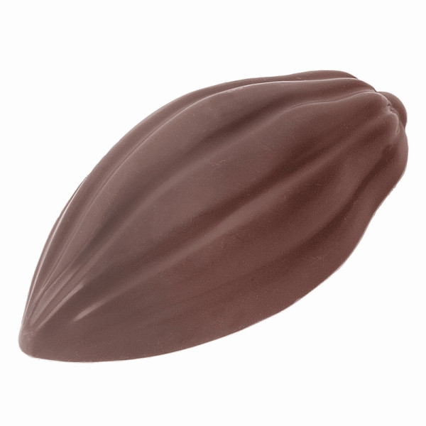 Schneider Schokoladen Form - Kakaobohne, 275 x 135 x 24 mm - Doppelform / 50 x 24 x 12 mm, 2 x 8 gr, 2 x 8 Stück, 421558