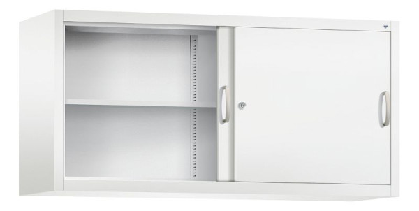 C+P Aufsatzschrank Acurado, H790xB1600xT500mm, Farbe: Verkehrsweiß, Bügelgriff, 2 OH, 2155-00 S10086
