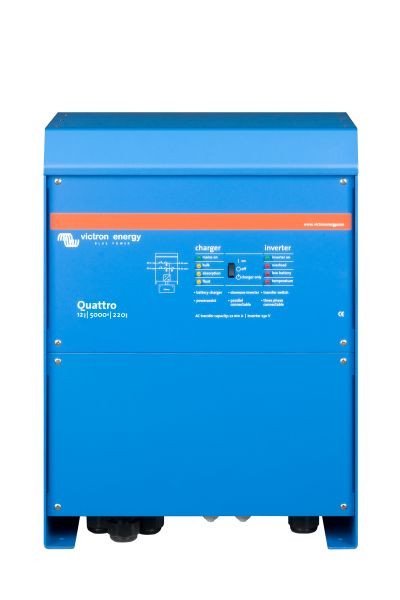 Victron Energy Wechselrichter / Ladegerät Victron Energy Quattro 24/5000/120-100/100, 321056