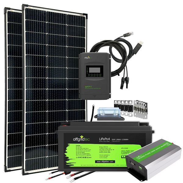 Offgridtec Autark Pro L 300W Solaranlage - 2000W AC Leistung 200Ah LiFePO4 Akku, 4-01-019930