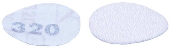 SW-Stahl Schleifpapier, ø 75 mm, Körnung 320, VE: 10 Stück, S3293-75/320