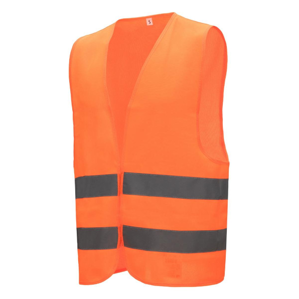 NITRAS Warnschutz-Weste, neonorange, Größe: 2XL, VE: 50 Stück, 7110-2XL