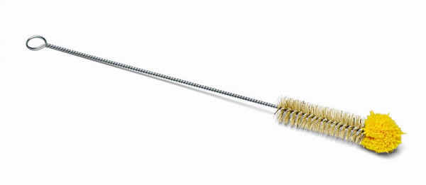Nölle Pipette- und Reagenzglasbürste reine Borste Wollspitze Ø 15 mm, 250 mm lang, VE: 10 Stück, 406000
