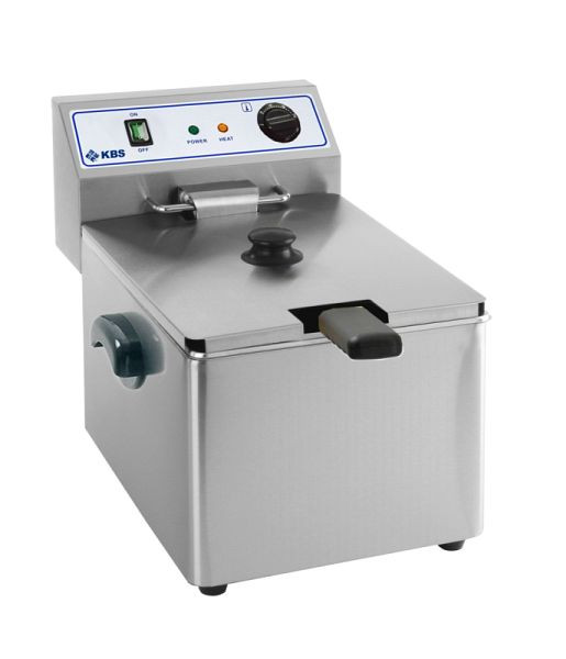 KBS Fritteuse Elektro 1x 8 Liter Becken, Tischgerät, 10931041