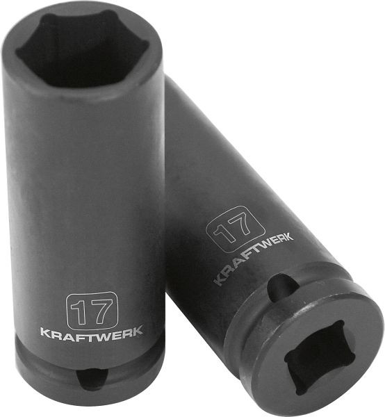 Kraftwerk 3/4" Schlag-Steckschlüssel-Einsatz, lang 17 mm, 481170