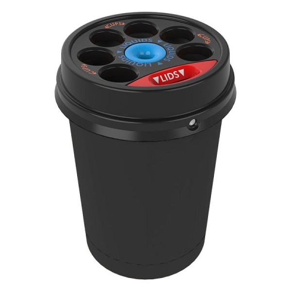 STEIN HGS Envirocup Grande, schwarz, MDPE, 83821.0001