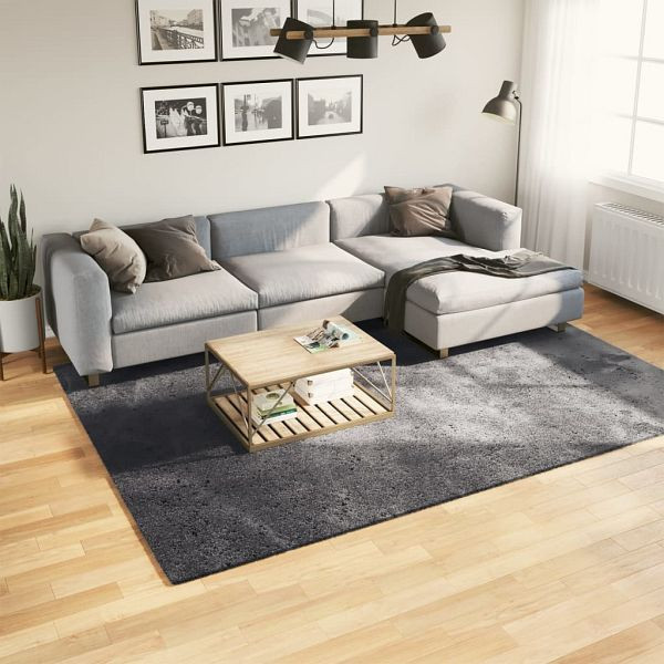 vidaXL Teppich HUARTE Kurzflor Weich und Waschbar Anthrazit 200x280 cm, 375005