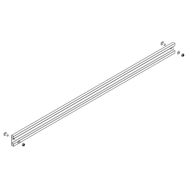 Munk Günzburger Steigtechnik Aussteifungsstrebe Podesttreppe inkl. Montagesatz, Länge: 1130 mm, 800063