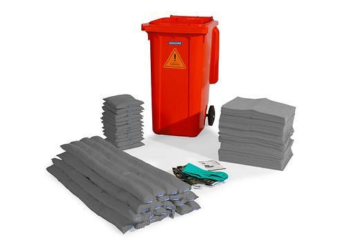DENSORB Notfall-Set im Rollcontainer B 24, rot, Ausführung Universal, 270386