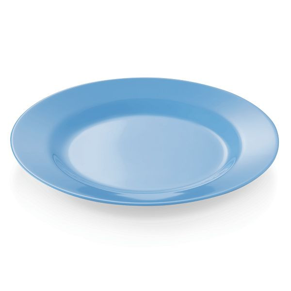 WAS Melamine Teller, flach, Durchmesser 23 cm, blau, Melamin, VE: 12 Stück, 9360232