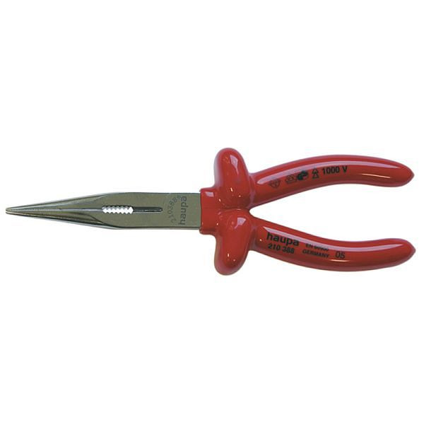 Haupa VDE-Storchschnabelzange DIN ISO 5745 VDE 200 mm, gerade, 210388
