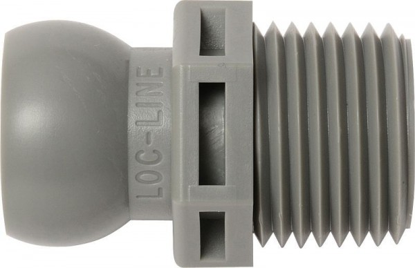 Loc-Line NPT-Anschluß 1/2" Grau, VE: 50 Stück, L59865G