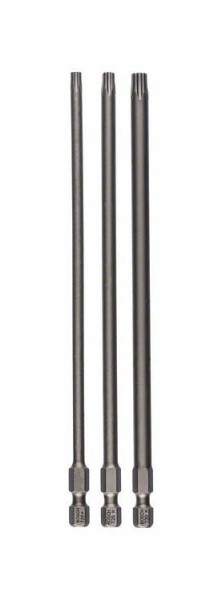Bosch Schrauberbit-Set Extra-Hart, 3-teilig, T20, T25, T30, 152 mm, VE: 5 Stück, 2607001764