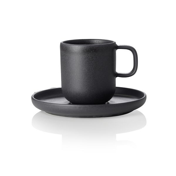 WAS Ober- und Untertasse, 0,09 L, Midnight, VE: 6 Stück, 452504009