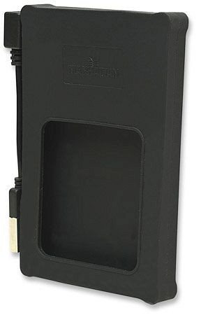MANHATTAN Festplattengehäuse, Hi-Speed USB 2.0, SATA, 2,5", schwarz, Silikon, 130103