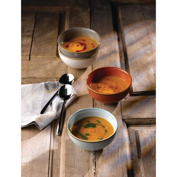 Churchill Stonecast Spiced Orange Suppenschüsseln 132 mm (12 Stück), HC836
