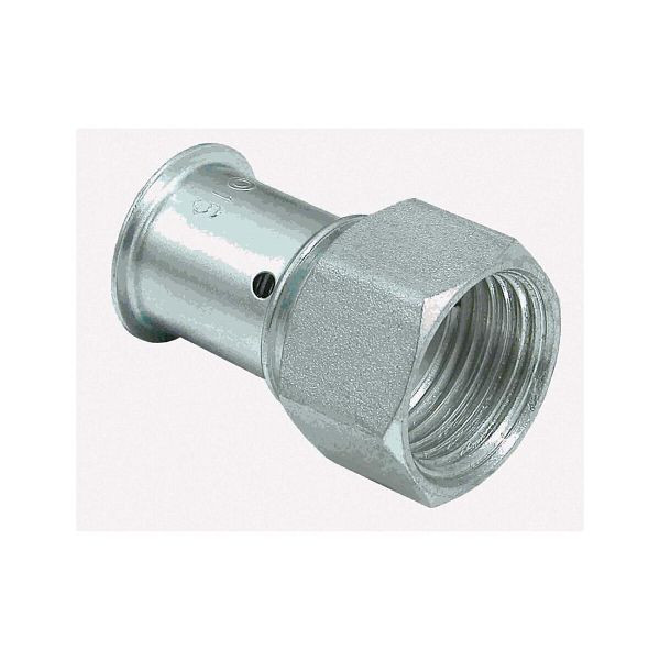 Multitubo Metall-Press-Anschluss 32mmx1 IG, Messing verzinnt 21050, 108143