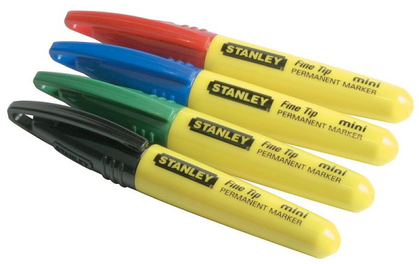Stanley Permanentmarker Stanley farbig, VE: 72 Stück, 1-47-329