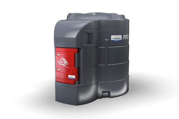 Kingspan Tank FuelMaster® PRO 1, 9000 Liter, Pumpe 230V, 72l/Min, mit Zählwerk K600 Pulser, 4m Abgabeschlauch, 0012651