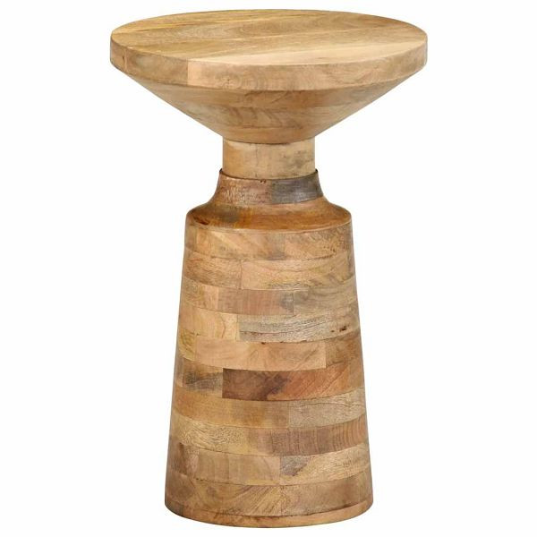 vidaXL Beistelltisch Ø33x50 cm Massivholz Mango, 4017540
