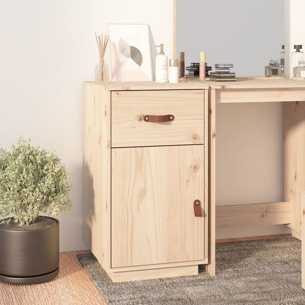 vidaXL Schreibtisch-Schrank 40x50x75 cm Massivholz Kiefer, 820097