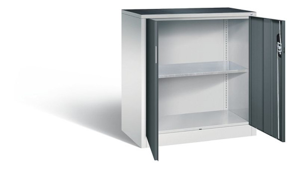 C+P Werkzeugschrank Acurado, H1000xB930xT500mm, Farbe: Lichtgrau / Anthrazitgrau, Muldengriff, 8821-000 S10322