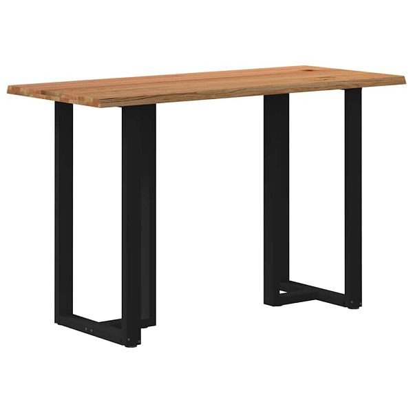 vidaXL Bartisch Baumkante 180x80x112cm Massivholz Eiche Rechteckig, 3303734
