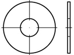 ART 88104 Kotflügelscheiben A 2 8,4x 30 x 1,5 VE=S (100 Stück)