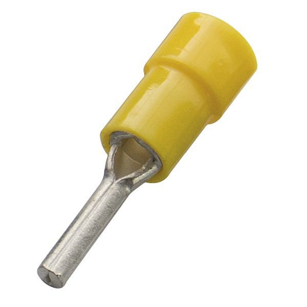 Haupa Stiftkabelschuhe gelb PVC-isoliert 4,0-6,0 mm², VE: 100 Stück, 260374