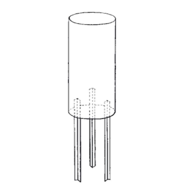 Stein HGS Rohrmast-Verlängerung, 750mm/Ø108mm, mv10807