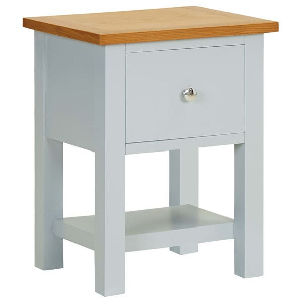 vidaXL Nachttisch 36x30x47 cm Massivholz Eiche, Material: Massives Eichenholz, Massives Kiefernholz, MDF, 288620