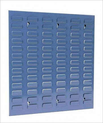 ADB Schlitzplatte, senkrechte Kiemenschlitzung, L456xB493mm, Farbe blau, RAL 5012, 23275