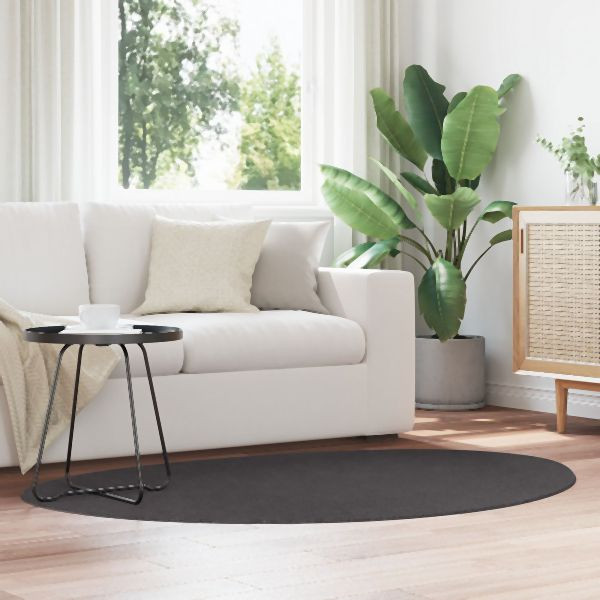 vidaXL Teppich "HUARTE" Kurzflor Weich und Waschbar Anthrazit 120x170 cm, 4103658