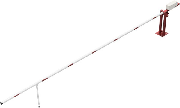 Schake Wegeschranke mit Gegengewicht und Pendelstütze, lichte Weite: 7000 mm, mit Dreikantverschluss, 411_71FPB