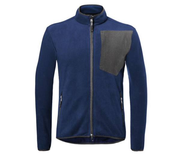 Kübler Fleecejacke, Farbe: dunkelblau/anthrazit, Größe: XS, 1254 6201-4897-XS