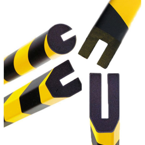 Stein HGS Profilschutz -Safe-, Rechteck 25/30/8mm verkehrsgelb (RAL 1023)/schwarz, 18775