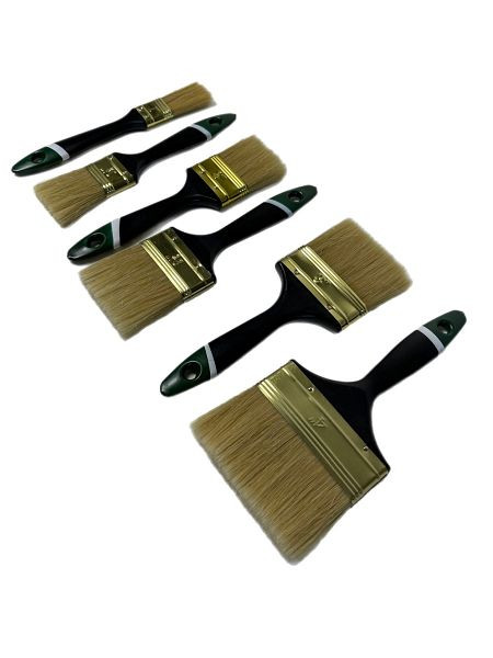 VaGo-Tools Malerpinsel Pinsel 72-teiliges Set Flachpinsel 25/38/50/63/75/100 mm je 12 Stück, 191-010/015/020/025/030/040 je 12_kv