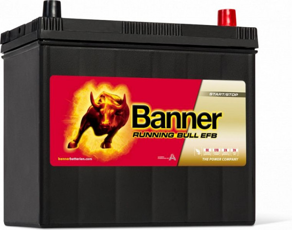 Banner PKW Batterie Running Bull EFB 555 15 ASIA für Standard Start/Stop Anwendung, 012555150101