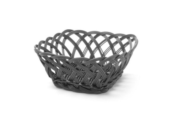 Hendi Körbe mit gewebtem Rand, LxBxH: 190x190x80 mm, quadratisch, 426227
