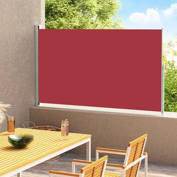 vidaXL Seitenmarkise Ausziehbar 180x300 cm Rot, 313404